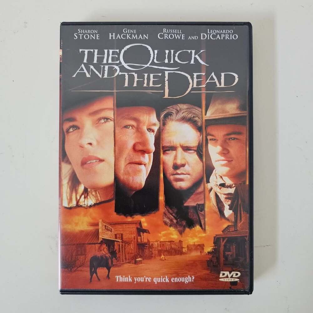 The Quick and the Dead DVD 1995 Widescreen & Full Screen - Sharon Stone, Gene Ha